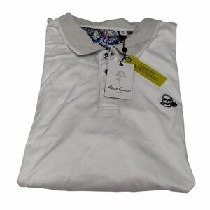 Robert Graham Men’s Polo Skull Logo Archie StyleShirt Top XL NWT